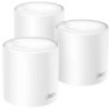 TP-LINK Deco X50 Pack de 3 Réseau maillé 3000 MBit/s 2,4 GHz, 5 GHz WiFi 6 3 ports 2 antennes Routeur