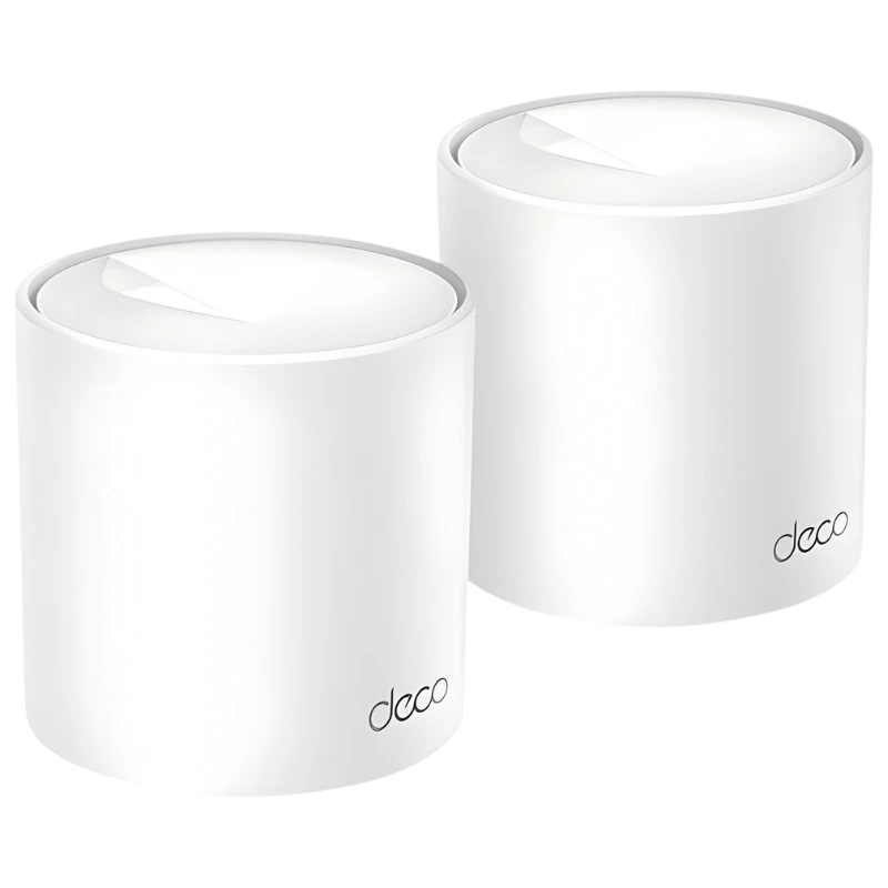TP-Link Deco X10 WiFi 6 Pack de 2 1500Mbps Double bande 2 ports mesh Répéteur WiFi