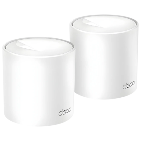 TP-Link Deco X10 WiFi 6 Pack de 2 1500Mbps Double bande 2 ports mesh Répéteur WiFi