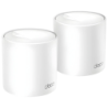TP-Link Deco X10 WiFi 6 Pack de 2 1500Mbps Double bande 2 ports mesh Répéteur WiFi