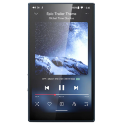 FiiO M21 Symétrique 4,4 mm Dark Blue Bluetooth LDAC 64GB 15h DAC WiFi Lecteur Hi-Res portable