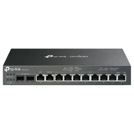 TP-Link Omada ER7212PC VPN Gigabit 3 en 1 Noir PoE Routeur