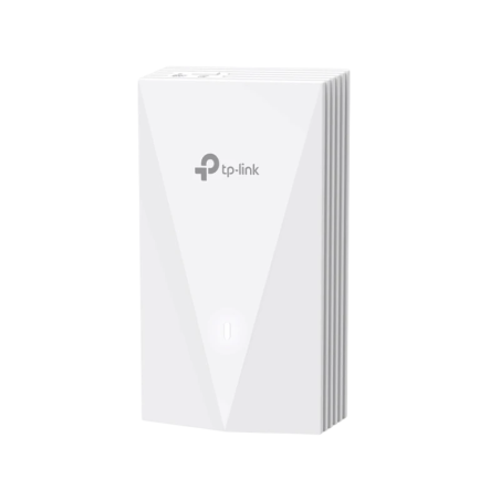 TP-Link Omada EAP655 WiFi 6 avec plaque murale AX3000 4 ports Gigabit 2 antennes PoE Point d'accès