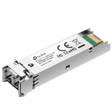 TP-Link TL-SM311LS V3 Module émetteur-récepteur MiniGBIC Omada 1000Base-LX SMF 1250Mbps Routeur