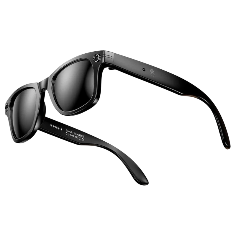 W600 Noir avec caméra IP65 Bluetooth Lunettes connectées