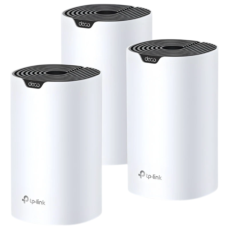 TP-Link Deco S4 Pack de 3 WiFi AC1200 Double bande 2 ports 2 antennes Routeur mesh