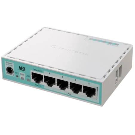 MikroTik E50UG hEX 1000Mb/s Gigabit Ethernet 5 ports PoE Routeur