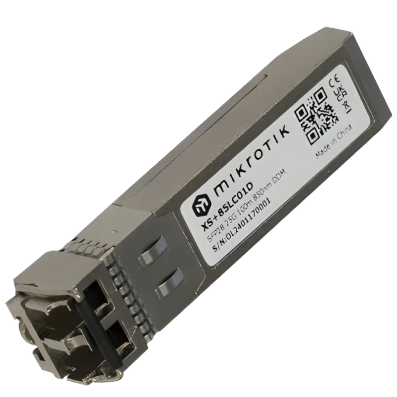 Module émetteur-récepteur réseau Mikrotik XS+85LC01D Fibre optique 25000 Mbit/s SFP28 850 nm