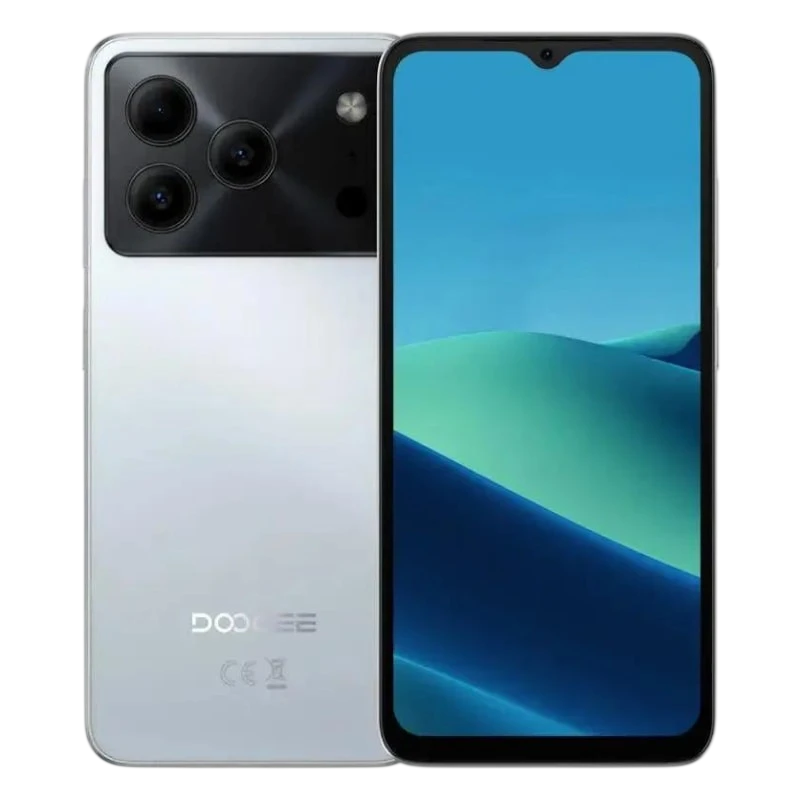 Doogee Note 56 Plus 6GB/256GB Argent 6,56 pouces IPS 90Hz 50MP 6150mAh NFC