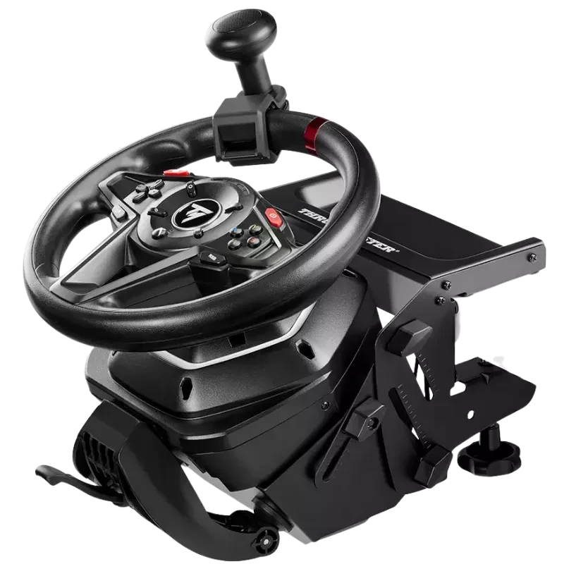Thrustmaster T128 Simtask Pack PS5/PS4/PC et pédalier Force Feedback palettes de vitesse 13 boutons Volant de simulation