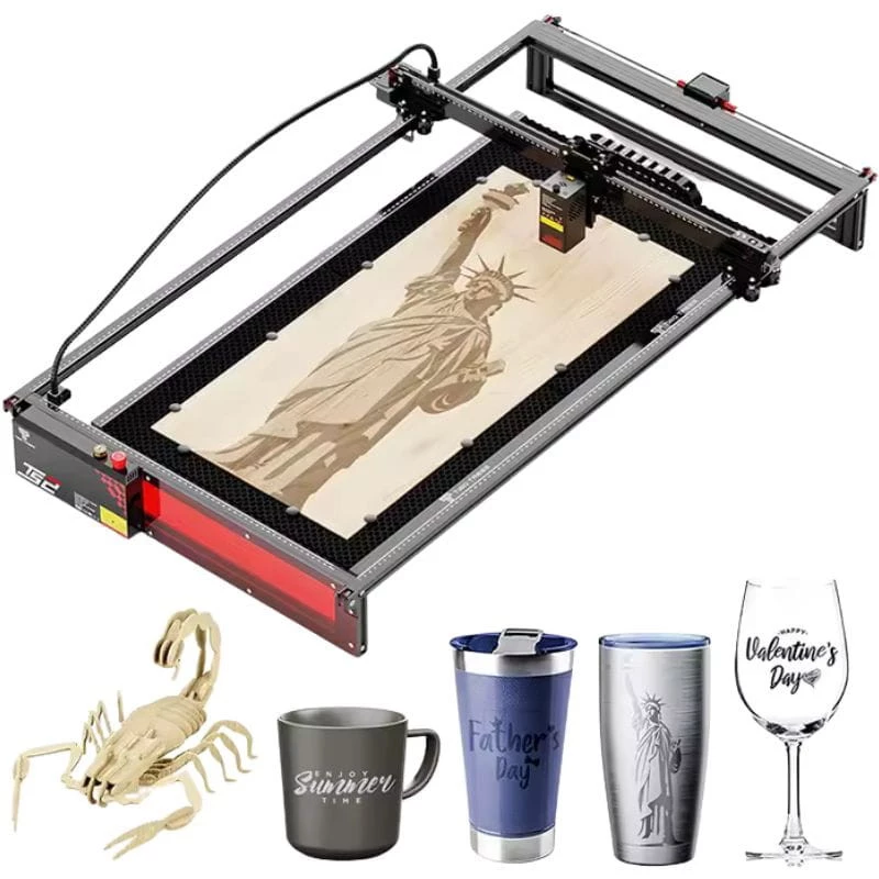 Découpeuse laser TWO TREES TS2-20 Max 20 W vitesse de 6000 mm/min précision de 0,01 mm