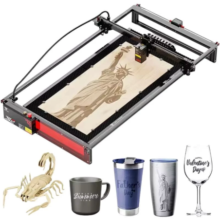 Découpeuse laser TWO TREES TS2-20 Max 20 W vitesse de 6000 mm/min précision de 0,01 mm