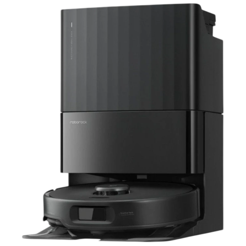 Roborock Qrevo Edge 5V1 Noir 18500Pa LiDAR lavage autovidage autonettoyage 190 min 5200mAh Robot aspirateur