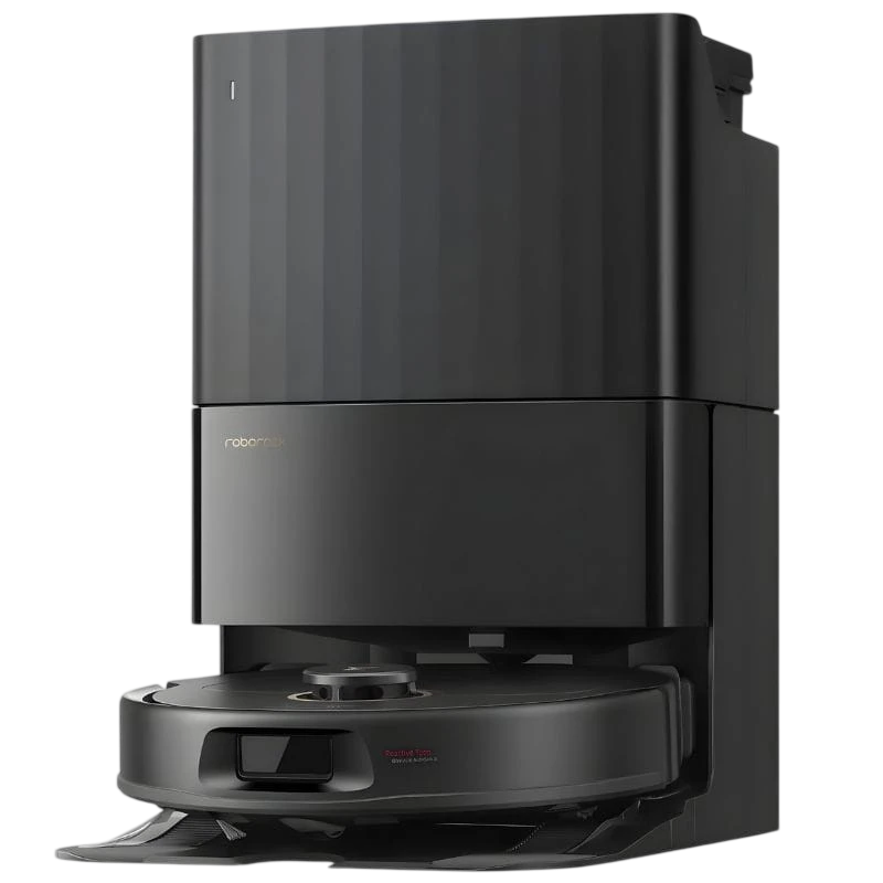 Roborock Qrevo 5AE Noir 12000Pa LiDAR lavage mops rotatifs autovidage 180 min 5200mAh Robot aspirateur