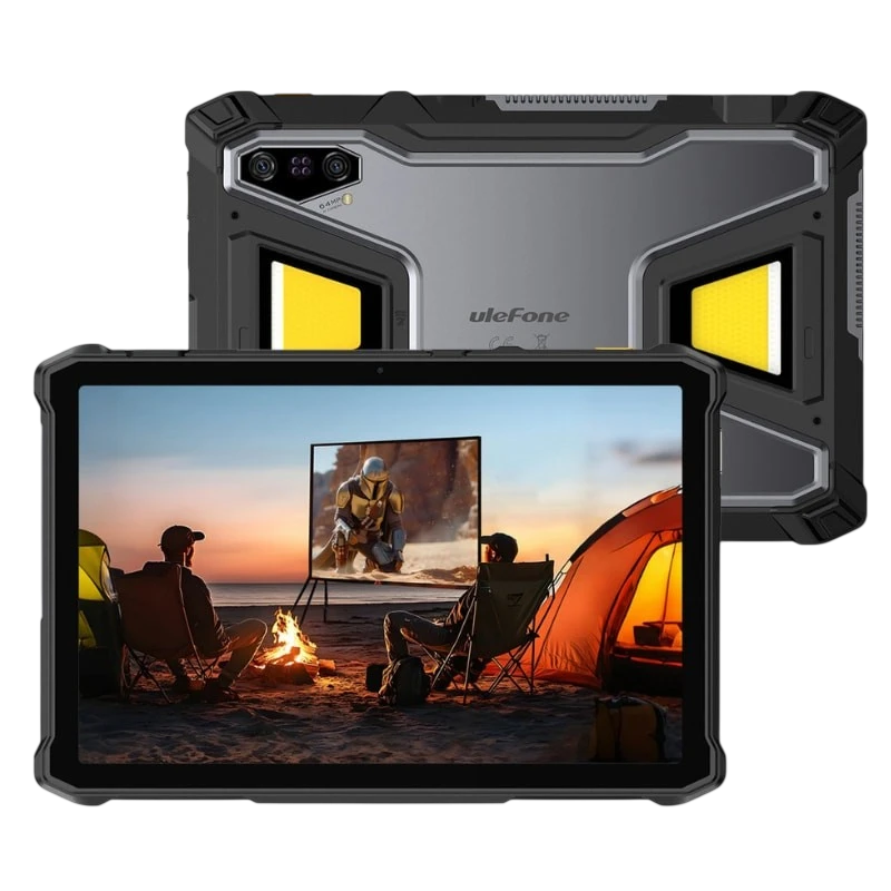 Ulefone Armor Pad 5 Ultra 5G 12GB/512GB Rugged avec projecteur IP68/IP69K 11 pouces IPS 90Hz 64MP 24200mAh