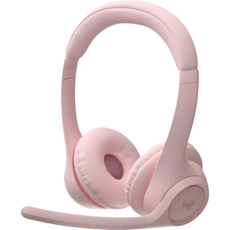 Logitech Zone 300 Rose Bluetooth 5.3 20h Multipoint Écouteurs sans fil