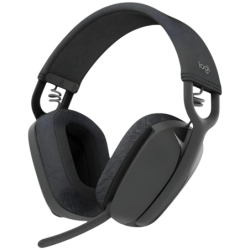 Logitech Zone Vibe 100 Gris Arceau Bluetooth 5.2 20h Multipoint Casque sans fil