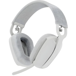 Logitech Zone Vibe 100 Blanc Arceau Bluetooth 5.2 20h Multipoint Casque sans fil