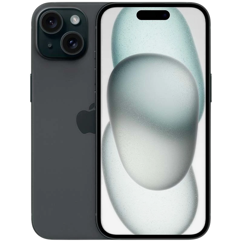 Apple iPhone 15 128GB Noir Version internationale 6,1 pouces OLED 48MP NFC