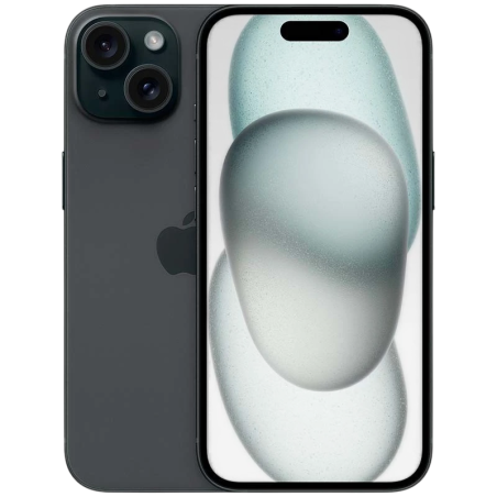 Apple iPhone 15 128GB Noir Version internationale 6,1 pouces OLED 48MP NFC