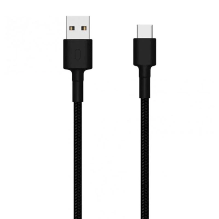 Câble tressé Xiaomi USB 3.0 vers USB Type C Noir 1M