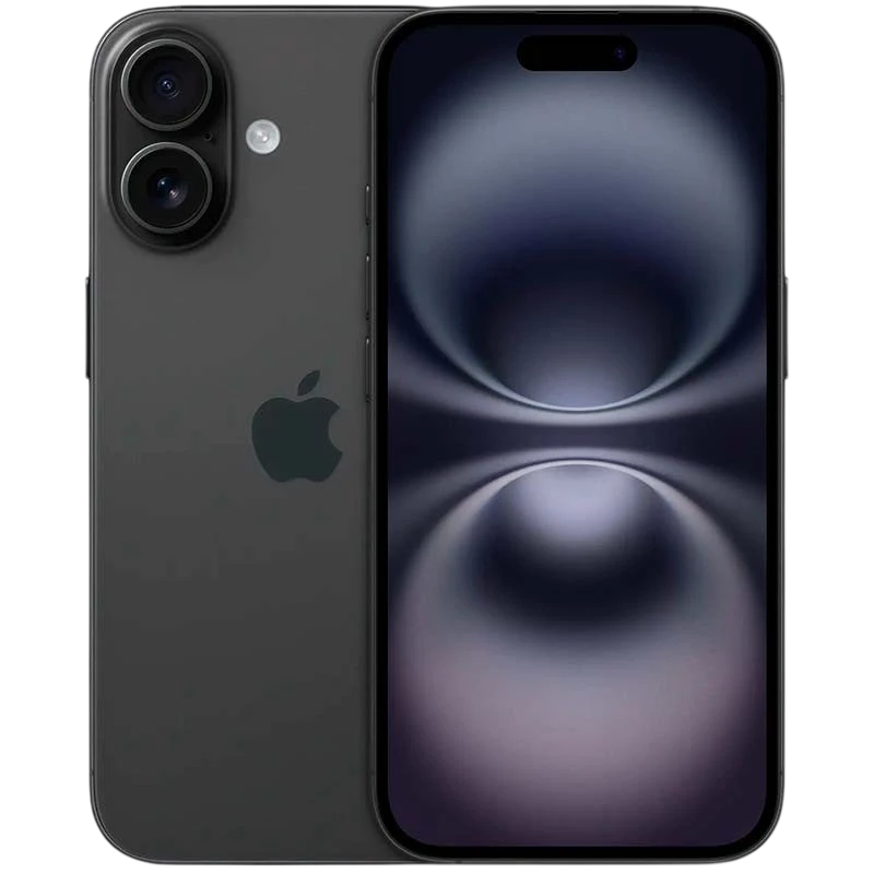 Apple iPhone 16 128GB Noir Version internationale 6,1 pouces OLED 48MP NFC