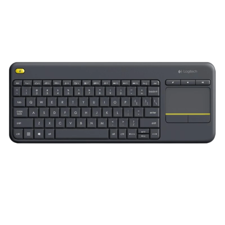 Logitech K400 Plus avec Touch Keyboard Noir Clavier à membrane sans fil