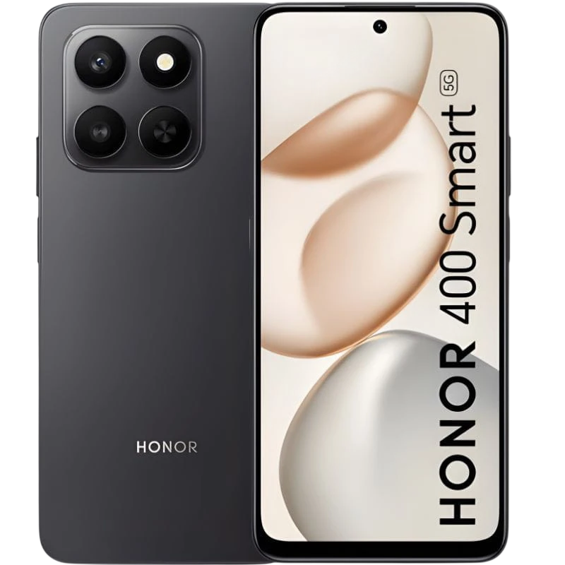 Honor 400 Smart 4G 6GB/128GB Noir 6,77 pouces LCD 120Hz 50MP 6500mAh 35W NFC