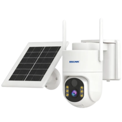 Escam QFS71 3MP 4G Solar vision nocturne PTZ audio bidirectionnel Caméra de surveillance