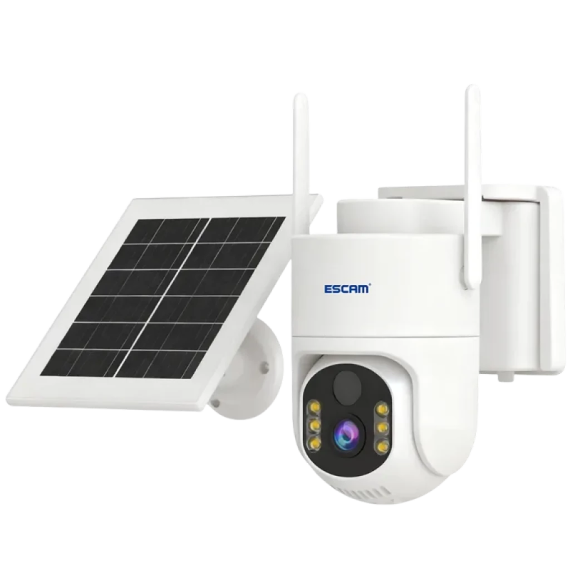 Escam QFS71 3MP 4G Solar vision nocturne PTZ audio bidirectionnel Caméra de surveillance