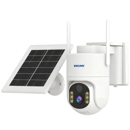 Escam QFS71 3MP 4G Solar vision nocturne PTZ audio bidirectionnel Caméra de surveillance