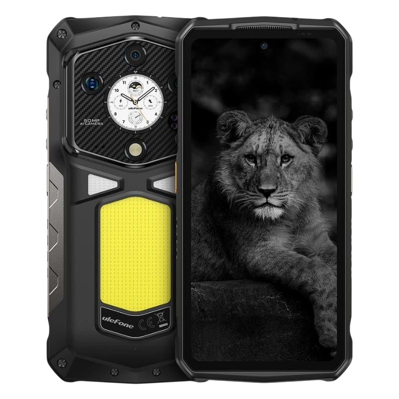 Ulefone Armor 29 Pro 5G 16GB/512GB Noir Rugged IP68/IP69K 6,67 pouces AMOLED 120Hz 64MP 21200mAh 120W NFC
