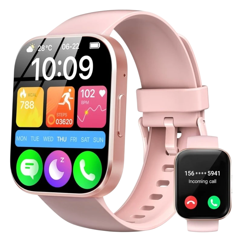 Oukitel BT103 Rose/Doré 1,91 pouces 5 jours +100 sports IP67 Smartwatch