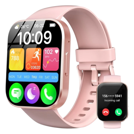 Oukitel BT103 Rose/Doré 1,91 pouces 5 jours +100 sports IP67 Smartwatch