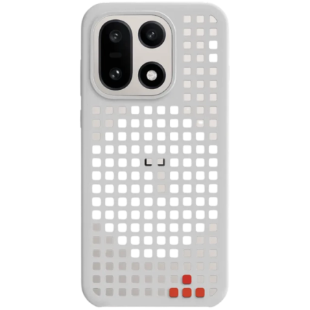Coque magnétique OnePlus 15 Hole-patterns Gris
