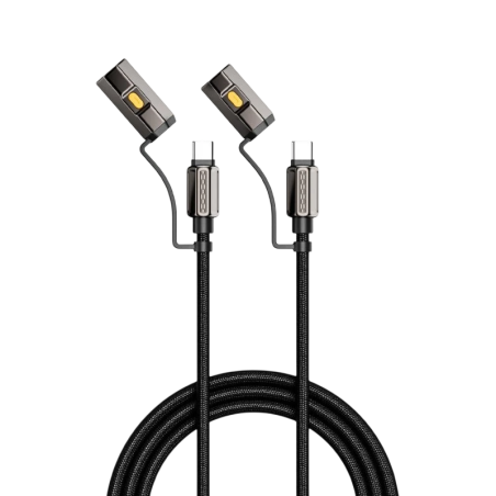 Câble ultra-résistant à charge rapide 3 en 1 240 W USB-C