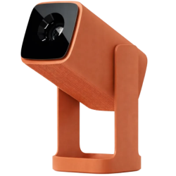 Wanbo Cube 1 350 Lumens HD WiFi Orange LED Android TV 11 Bluetooth 5.0 correction trapézoïdale automatique Projecteur
