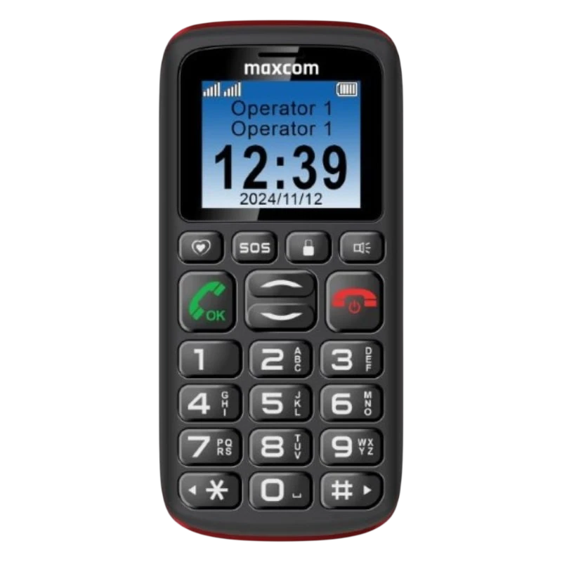 Maxcom Comfort MM428L 2G Noir 1,77 pouces Téléphone basique