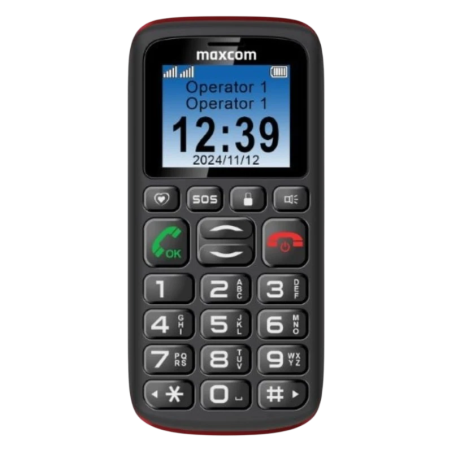 Maxcom Comfort MM428L 2G Noir 1,77 pouces Téléphone basique