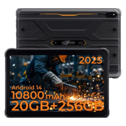 Hotwav R10 Pro 4G 8GB/256GB Orange Rugged IP68/IP69K 10,1 pouces IPS 13MP 10800mAh Tablet