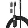 Endoscope 8 mm à double objectif (Lightning/USB-C/MicroUSB) – Câble rigide – 3,5 m
