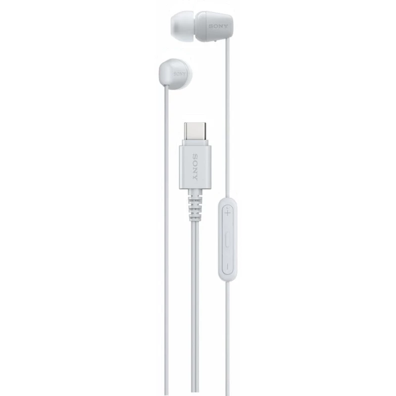 Sony IER-EX15C USB-C Blanc In-Ear avec micro Écouteurs
