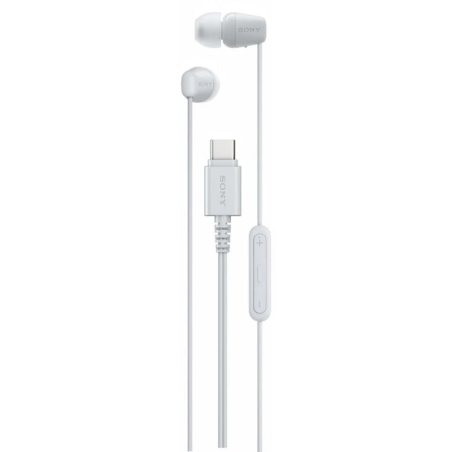 Sony IER-EX15C USB-C Blanc In-Ear avec micro Écouteurs