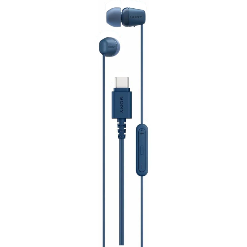 Sony IER-EX15C USB-C Bleu In-Ear avec micro Écouteurs
