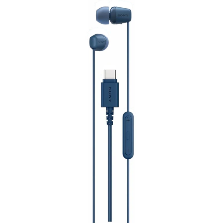 Sony IER-EX15C USB-C Bleu In-Ear avec micro Écouteurs