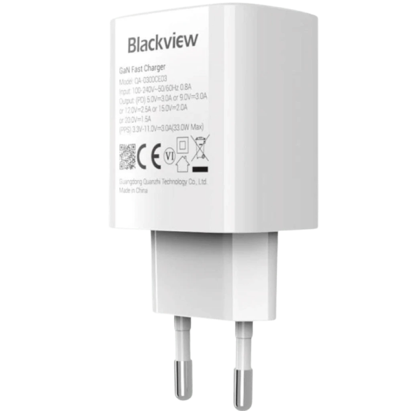 Blackview 33 W USB-C charge rapide - Chargeur mural Pack