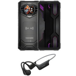 Doogee S200X 12GB/512GB Noir Rugged Édition VIP IP68/IP69K 6,72 pouces 120Hz 100MP 10100mAh 33W NFC