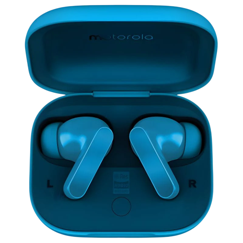 Motorola Moto Buds Bass Bleu TWS Bluetooth 5.3 43h Écouteurs sans fil