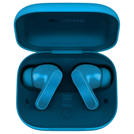Motorola Moto Buds Bass Bleu TWS Bluetooth 5.3 43h Écouteurs sans fil