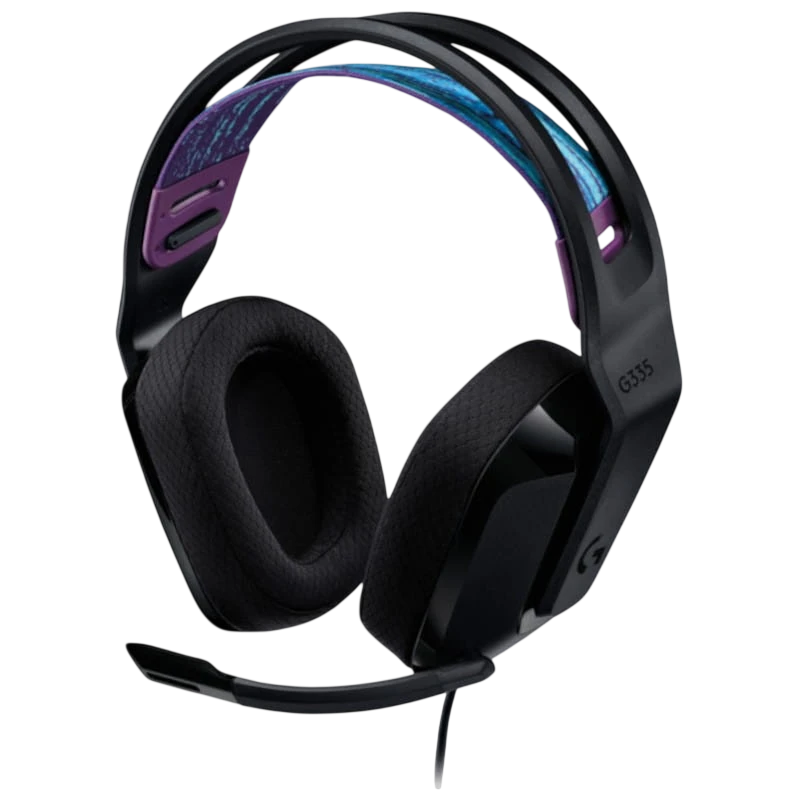 Logitech G G335 Noir Arceau avec micro Casque gaming